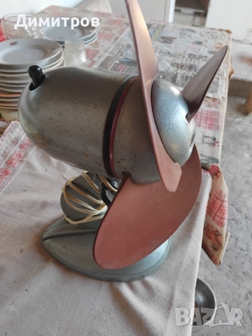 Руски старинен вентилатор, снимка 2 - Колекции - 51447381