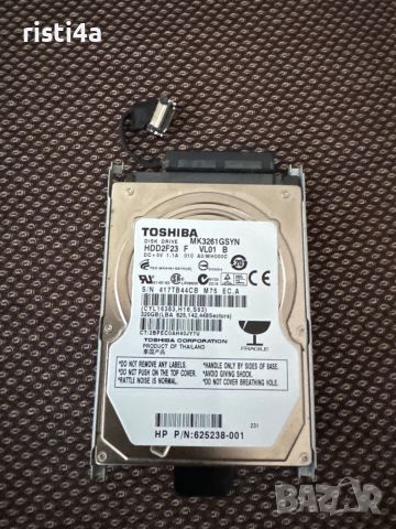 Toshiba хард диск 320 gb за лаптоп, снимка 1 - Твърди дискове - 45996049