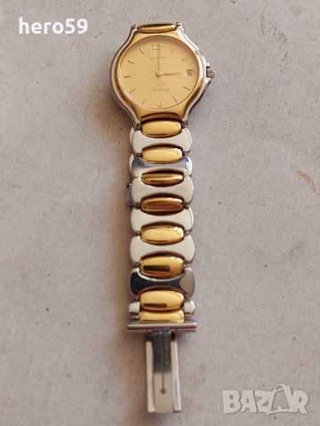 Зенит-Zenith,унисекс,злато- стомана,кварц-дамски часовник, снимка 9 - Мъжки - 12651436