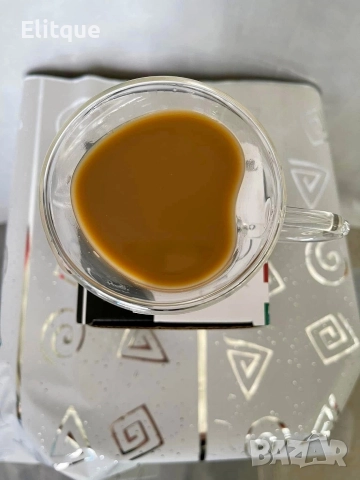 ☕❤️ Двустенна стъклена термо чаша във формата на сърце ❤️☕, снимка 4 - Чаши - 52950027
