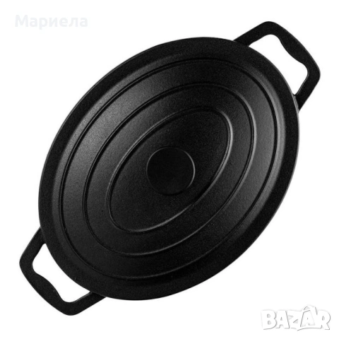 Чугунен гювеч с капак 5,1 литра. / Muhler Tika MR-4133CI 41x25x11cm., снимка 11 - Съдове за готвене - 54262901