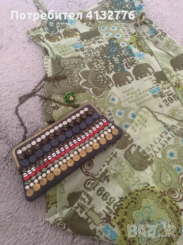 Комплект рокля, чанта и пръстен, снимка 6 - Рокли - 50906278