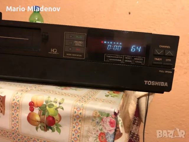 Видео Toshiba vhs, снимка 2 - Плейъри, домашно кино, прожектори - 49218675