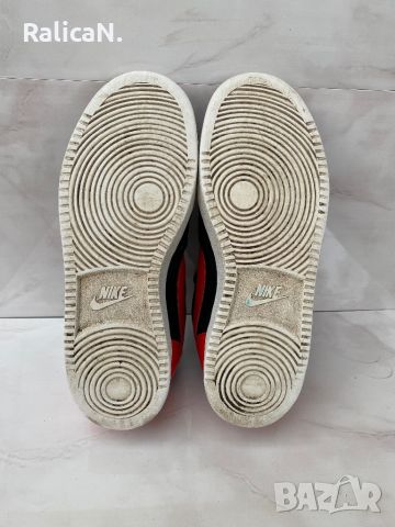 nike court borough low 2 червено с черно, снимка 5 - Ежедневни обувки - 45333201