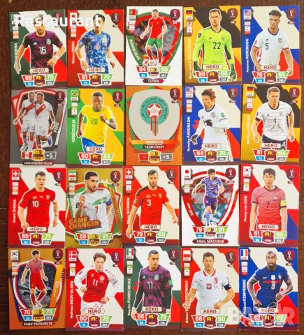 Футболни картички футболисти PANINI - Световна купа 2022 WORLD CUP, снимка 4 - Фен артикули - 45479712