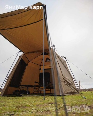 Шаранджийска палатка Fox EOS Social Shelter, снимка 4 - Палатки - 53808204