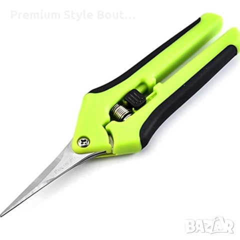 Градинска ножица с пружинен механизъм и ергономични дръжки - лека и удобна, снимка 4 - Други стоки за дома - 53923949