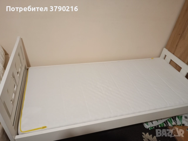 Детско легло Икеа с матрак (мемори)160/70 +протектор, снимка 2 - Мебели за детската стая - 52345008