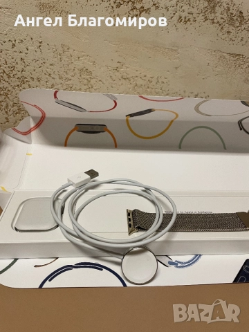 Apple Watch Series 7 GPS+Cellular Aluminium Starlight Case 41mm, снимка 5 - Смарт гривни - 52966986