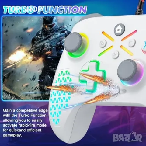 Нов Xbox/PC Гейминг Контролер, Прецизен Джойстик, Вибрация, Сподели Бутон, снимка 2 - Друга електроника - 49309165
