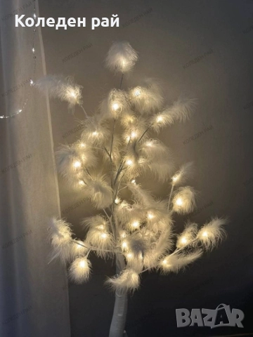 лед светещо от декоративно дърво, снимка 3 - Декорация за дома - 52337333