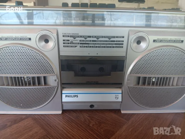 Радиокасетофон PHILIPS, снимка 2 - Радиокасетофони, транзистори - 49974804