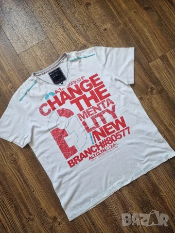 Страхотна мъжка тениска ANGELO LITRICO  размер 2XL , снимка 2 - Тениски - 50758084