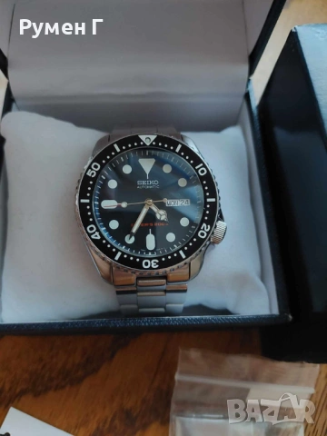 Като нов рядък Seiko SKX007 пълен комплект + Strapcode + екстри