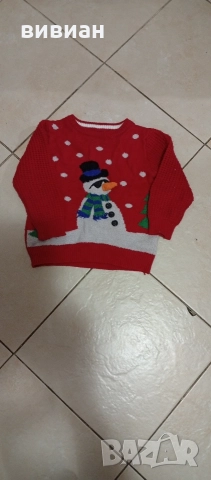 детски коледен пуловер 