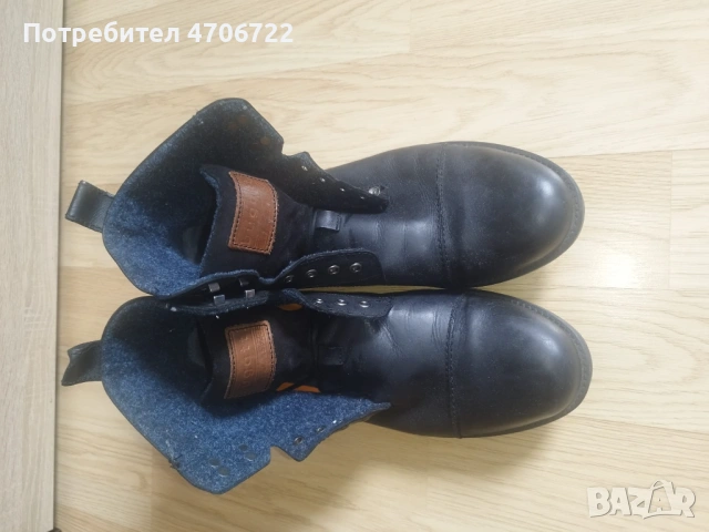 🥾 Много запазени кожени боти Bugatti – размер 46