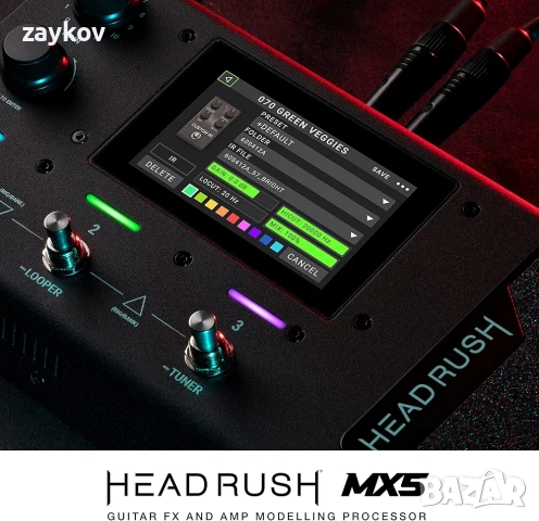 HeadRush MX5 - Многофункционален педал за електрическа китара и процесор за моделиране, снимка 11 - Други - 53619951