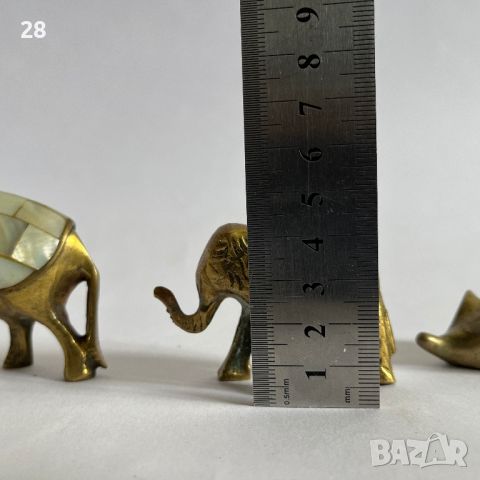 Месингови фигурки винтидж месинг фигури седеф слон мишка, снимка 8 - Антикварни и старинни предмети - 45401211