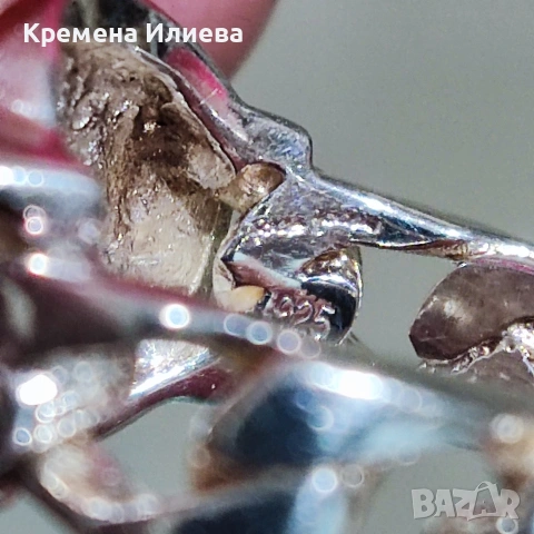 Сребърен пръстен , снимка 4 - Пръстени - 53690599
