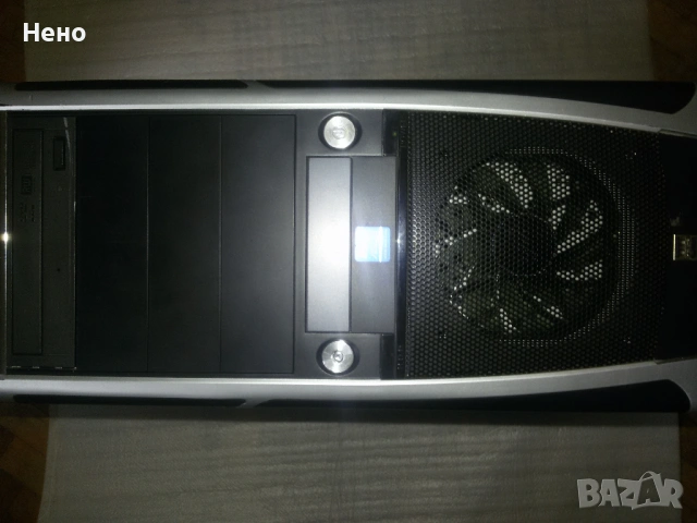 ПС кутия+захранване +120мм светещ вентилатор 