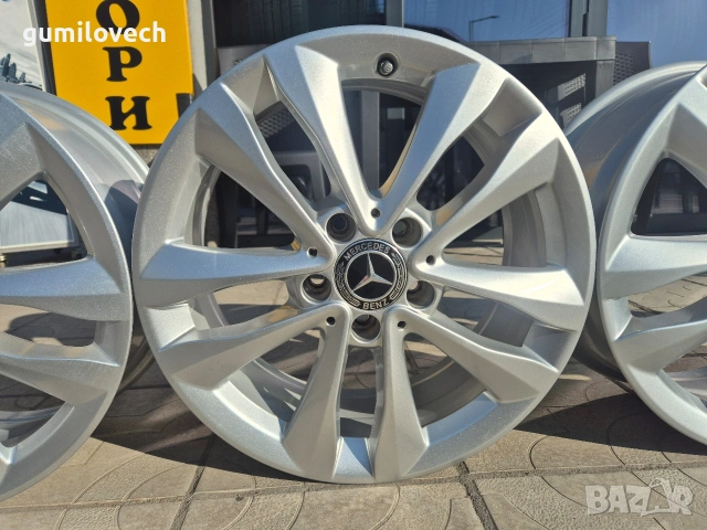 Оригинални Джанти Мерцедес C-Klasse W205-17 цола, снимка 8 - Гуми и джанти - 53702425