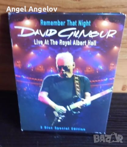 David Gilmour: Remember That Night - Live at the Royal Albert Hall , снимка 1 - DVD филми - 46517224