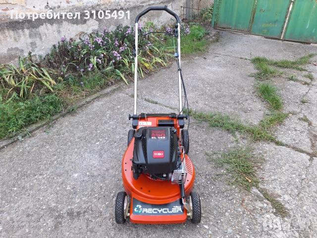 Косачка Toro Briggs 5.5  к.с.без ход алуминиева мулчираща, снимка 2 - Градинска техника - 52074183