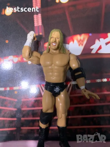 Екшън фигура WWE Triple H Трите Хикса Jakks Ruthless Aggression играчка figure, снимка 3 - Колекции - 48502833