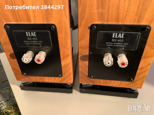 ELAC VELA BS 403 Говорители Орехов Гланц, снимка 6 - Тонколони - 48390073