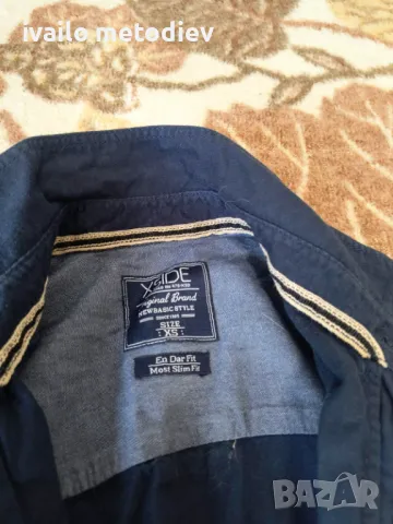 Мъжка риза XSIDE с дълги ръкави, снимка 2 - Ризи - 50083829