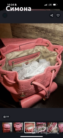 Дамска раница Guess, снимка 3 - Раници - 52548301