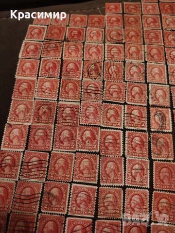 2 Цент Джордж Вашингтон. ПОЩЕНСКИ марки. 202 бр. , снимка 8 - Филателия - 52795086