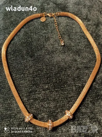 Колие със Сваровски кристали -10e