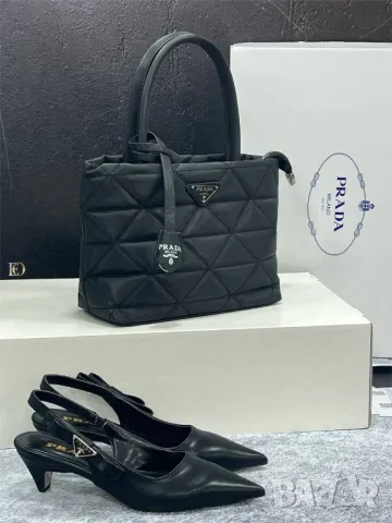 дамски обувки на ток и чанта prada milano michael kors , снимка 12 - Чанти - 46965829