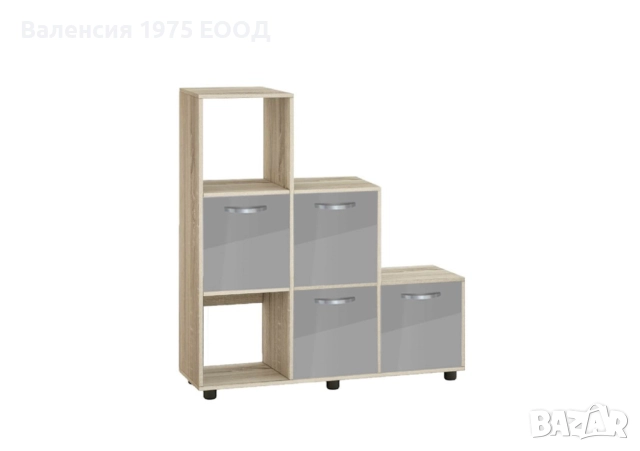 Етажерка Кубо 6 с три или четири вратички гланц, снимка 12 - Етажерки - 46452283