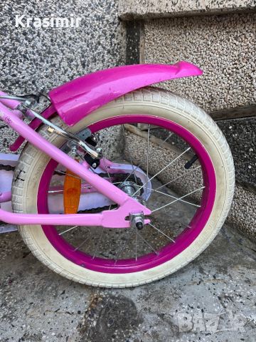BYOX Детски Велосипед/Колело 16" PUPPY PINK (за момиче), снимка 5 - Велосипеди - 45904199