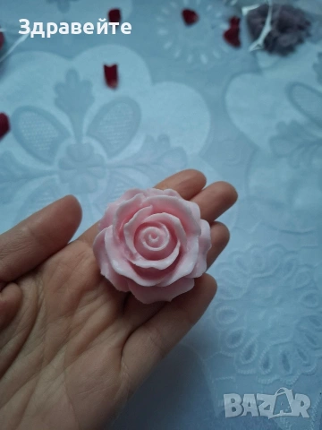 Глицеринов сапун "Розичка" с аромат на роза и ванилия + подарък , снимка 6 - Козметика за тяло - 53098249