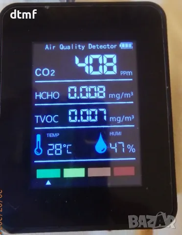 Тестер за качеството на въздуха CO2 и др., снимка 1 - Други стоки за дома - 47096433