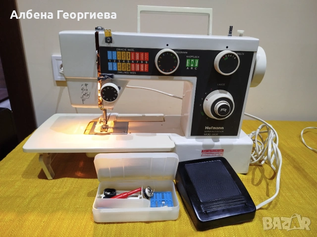 Метална шевна машина HOFMAN SUPER NUTZSTICH 6936, снимка 13 - Шевни машини - 53685516