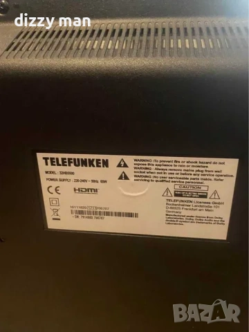 Телевизор Telefunken 32HB5500 32" / 80см LED - Запазен, снимка 4 - Телевизори - 54138682