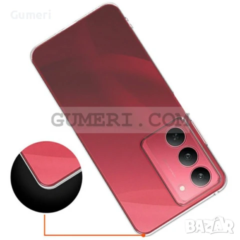  Realme 14x 5G Силиконов Прозрачен Гръб, снимка 4 - Калъфи, кейсове - 50504293