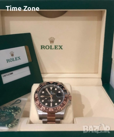 Rolex GMT-Master II 40mm 'Root Beer' Two-Tone Rose Gold Ceramic Automatic Различни Варианти, снимка 2 - Мъжки - 54060889
