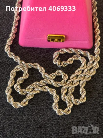 Дамско сребърно колие 54.49гр