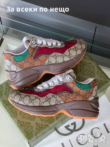 Gucci Унисекс Маратонки👟Мъжки Маратонки👟Дамски Спортни Обувки Гучи Код E1330, снимка 4 - Маратонки - 53969521