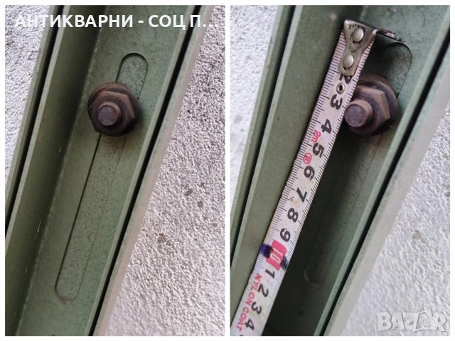 Стара Соц Метална Работна Основа, Работна Маса / 18 кг. , снимка 8 - Антикварни и старинни предмети - 52553445