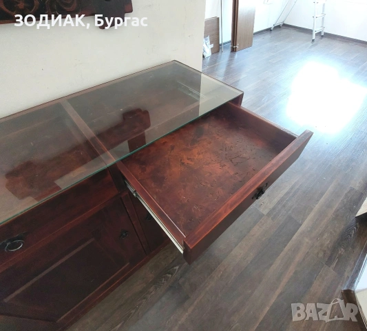 Островна Маса с 2 чекмеджета, снимка 7 - Стелажи и щандове - 31791154