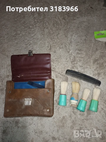 стари бръснарски четки, снимка 3 - Антикварни и старинни предмети - 51266794