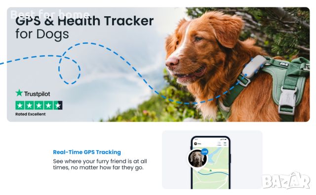 Tractive GPS Tracker & Здравен мониторинг за кучета, снимка 14 - За кучета - 46645971