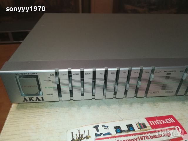 AKAI EA-A1 EQUALIZER-MADE IN JAPAN-ВНОС SWISS 0807241224, снимка 3 - Ресийвъри, усилватели, смесителни пултове - 46509622