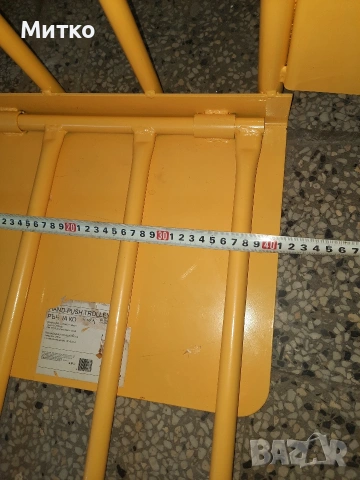 Ръчна количка с 2 броя пневматични колела и падаща решетка , снимка 13 - Други инструменти - 53787871